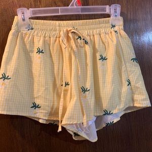 Yellow Daisy Shorts
